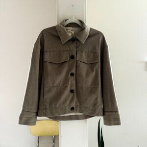 Maeve \ Anthropologie Knit Trucker Jacket